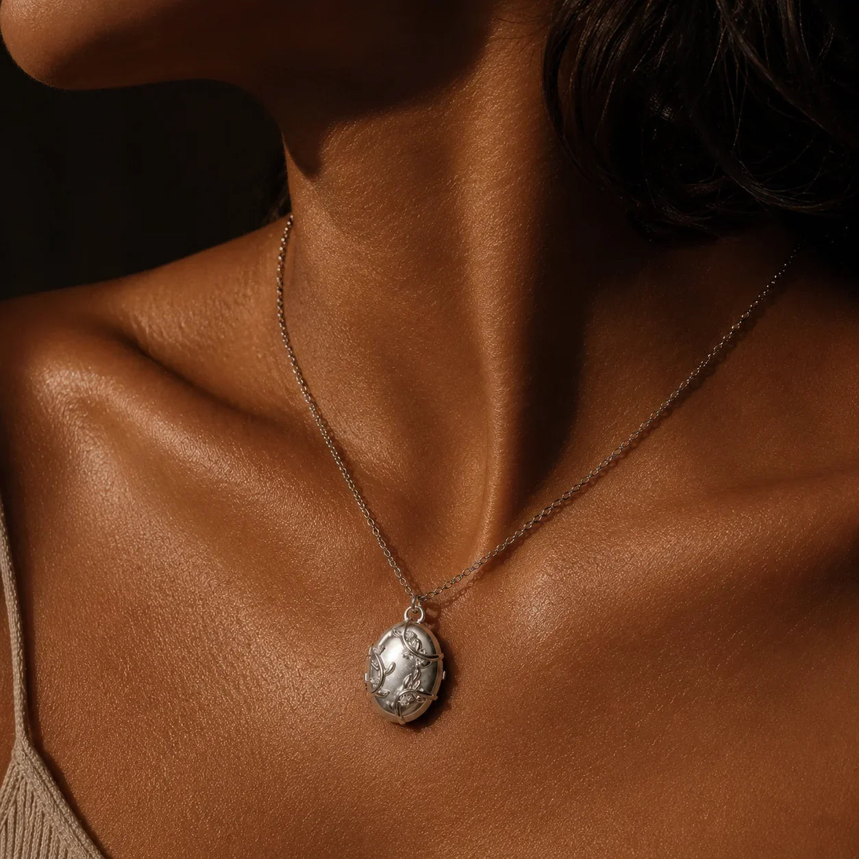 Lapis Medallion Necklace