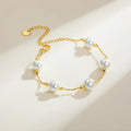 Cognac Pearl Bracelet