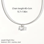 Peridot Geometric Necklace