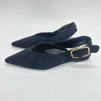Myrrh Suede Flats
