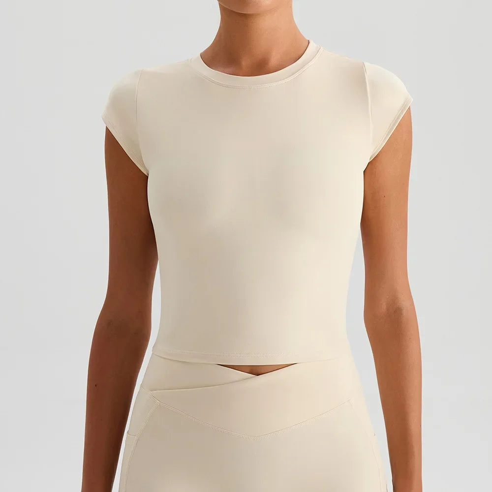 Rust Back-Cutout Sport Top