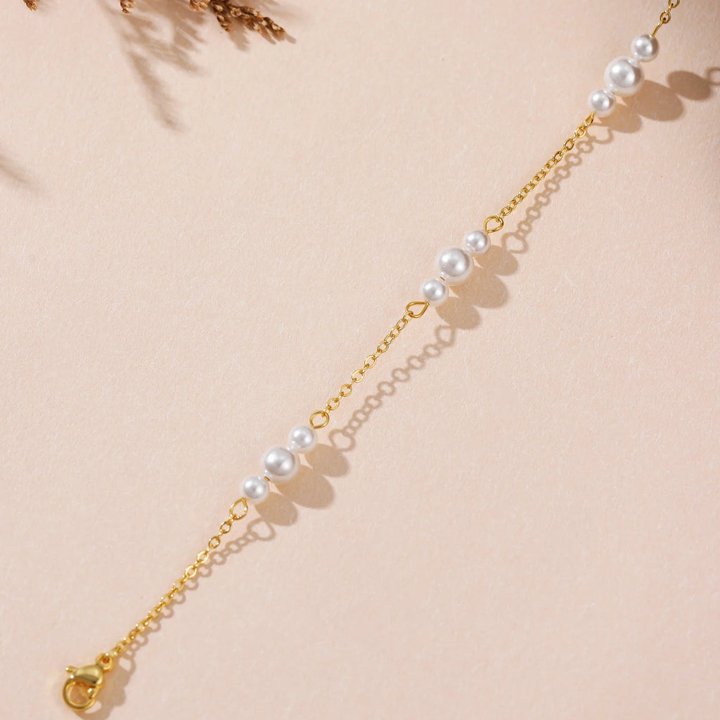 Agate Pearl Bracelet