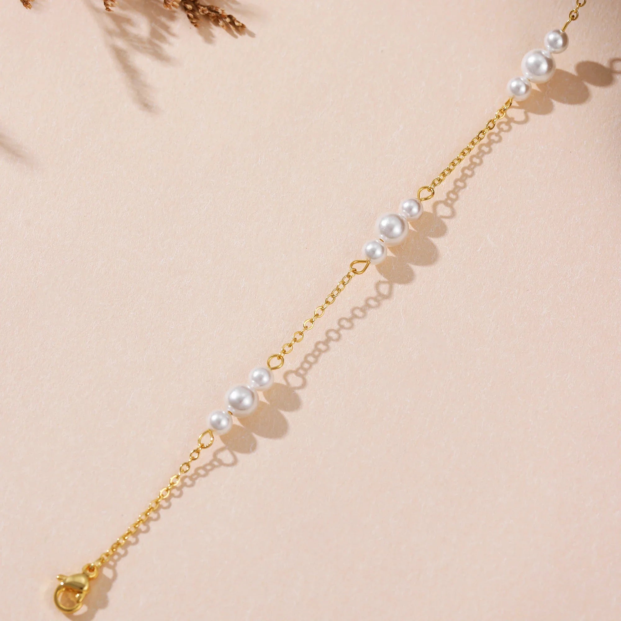 Agate Pearl Bracelet