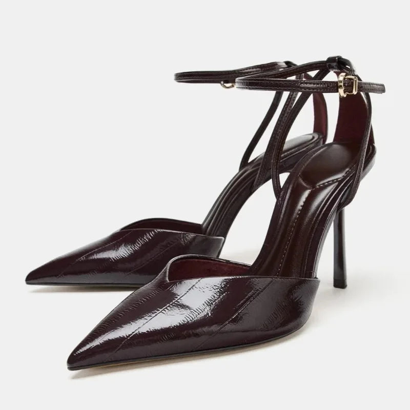 Lotus Patent Heels
