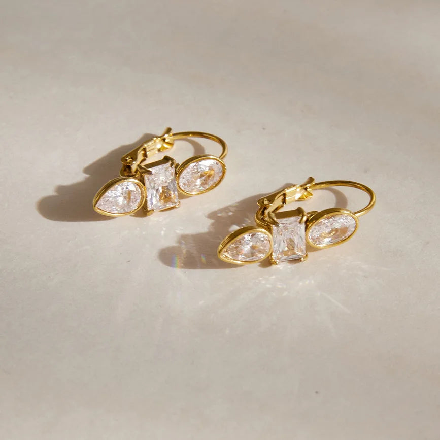 Bronze Drop Earrings