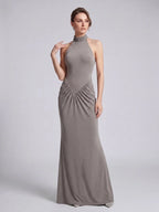 Lavender Beaded Maxi Dress