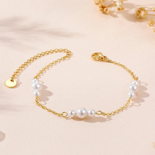 Agate Pearl Bracelet