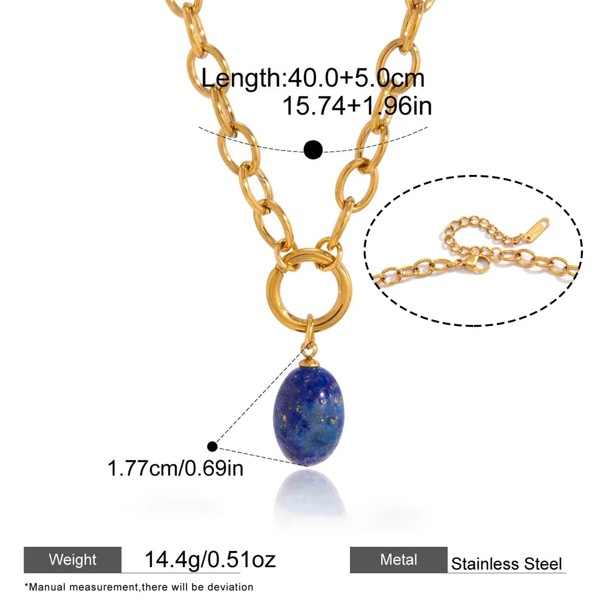 Amazonite Pendant Necklace