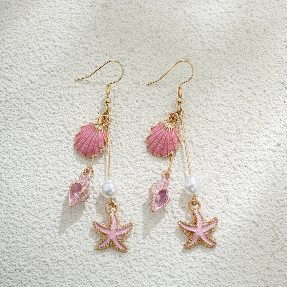 Platinum Drop Earrings