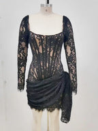 Sky Corset Mini Dress