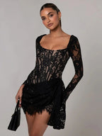 Sky Corset Mini Dress