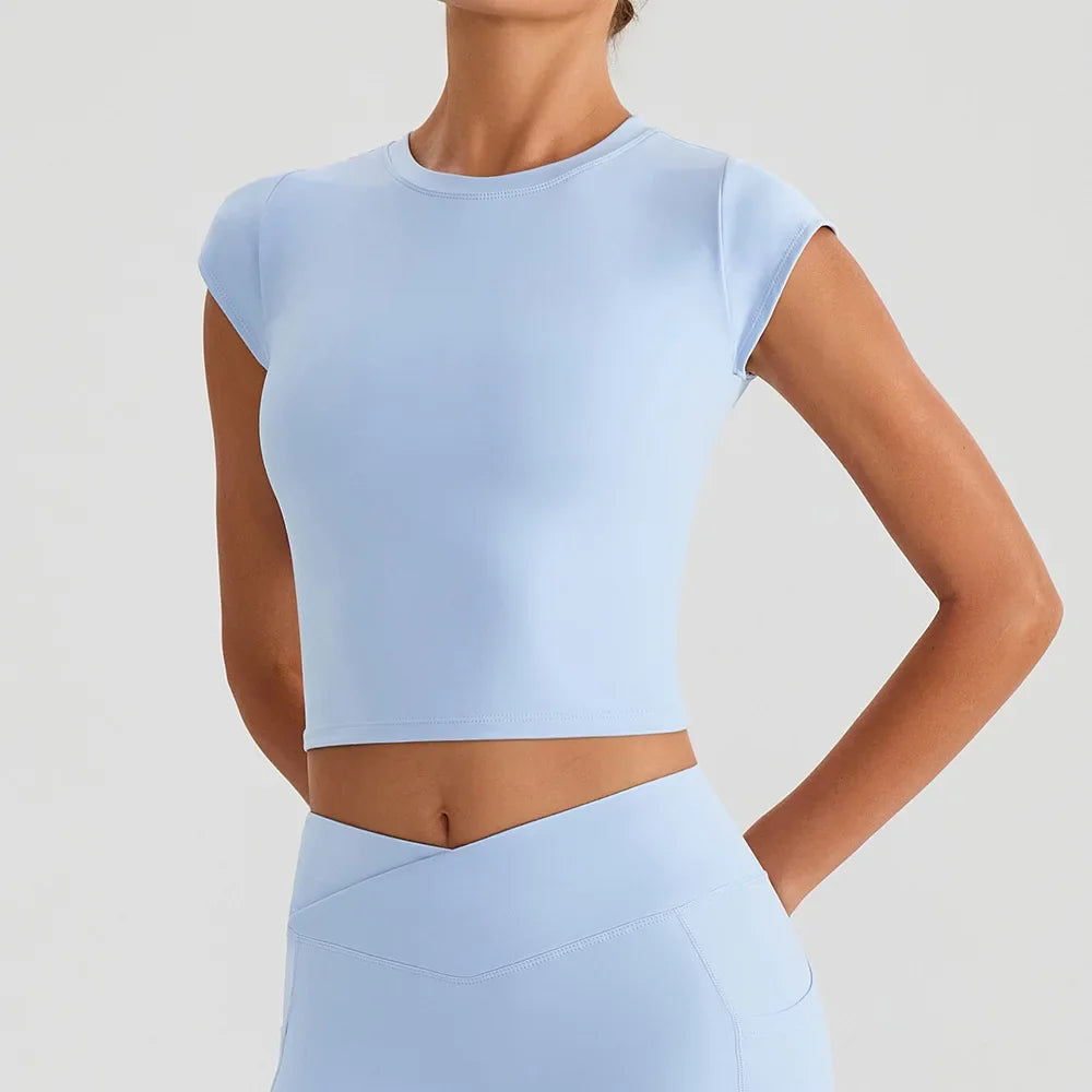 Rust Back-Cutout Sport Top