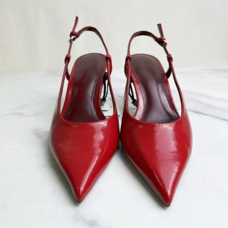 Sea Patent Heels