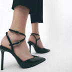 Scarlet Stiletto Heels