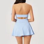 Emerald Skirted Romper
