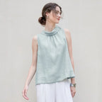 Ruby Stand-Collar Top