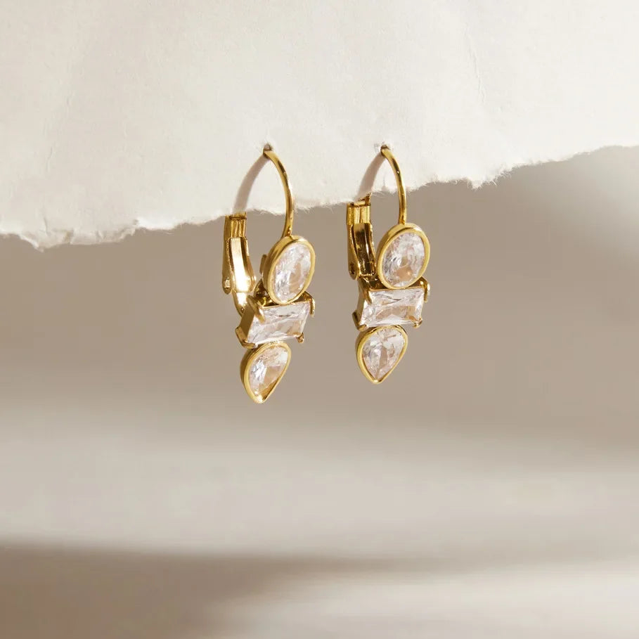 Bronze Drop Earrings