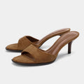 Blush Suede Sandals