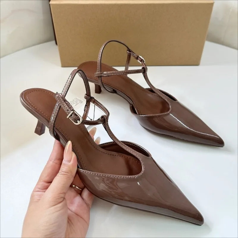 Charm T-Strap Sandals