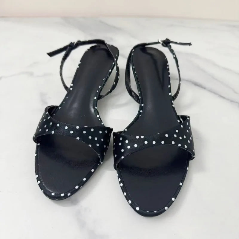 Breeze Polka-Dot Sandals