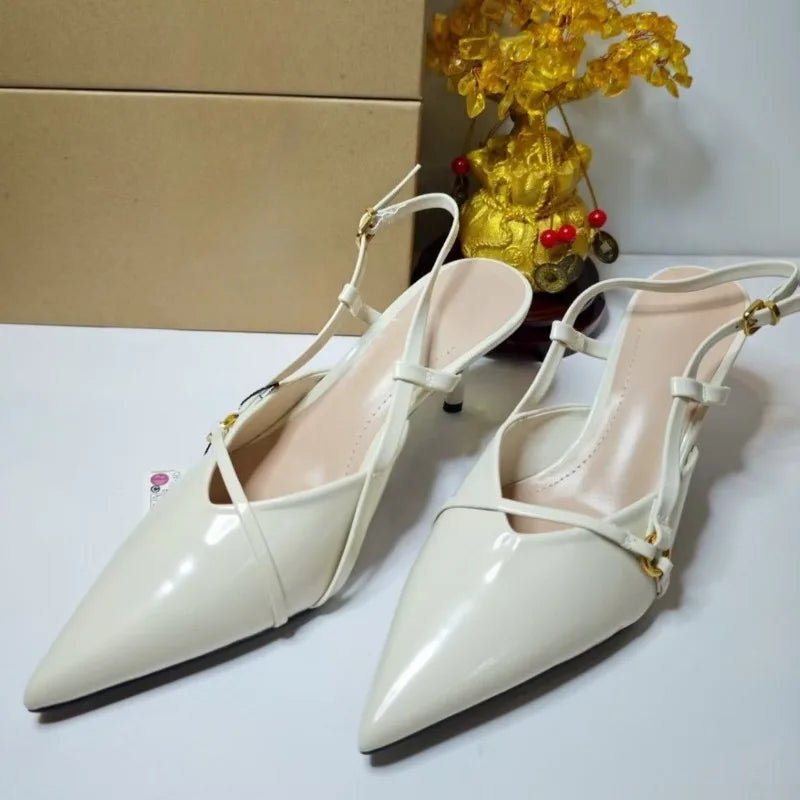 Sunset Patent Heels