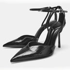 Lotus Patent Heels