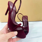 Willow Velvet Sandals