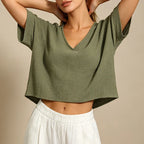Red Muslin Top