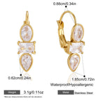 Bronze Drop Earrings