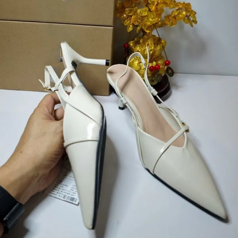 Sunset Patent Heels