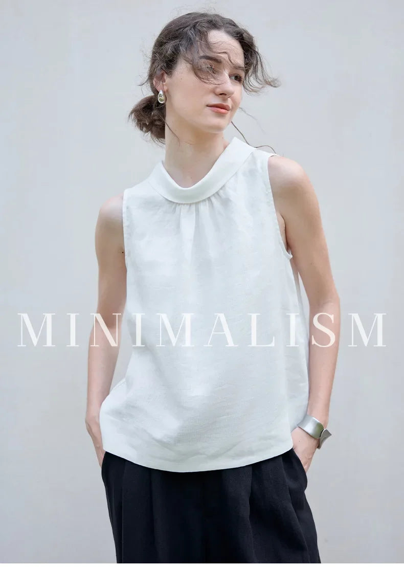 Ruby Stand-Collar Top