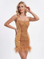 Halo Mesh Mini Dress
