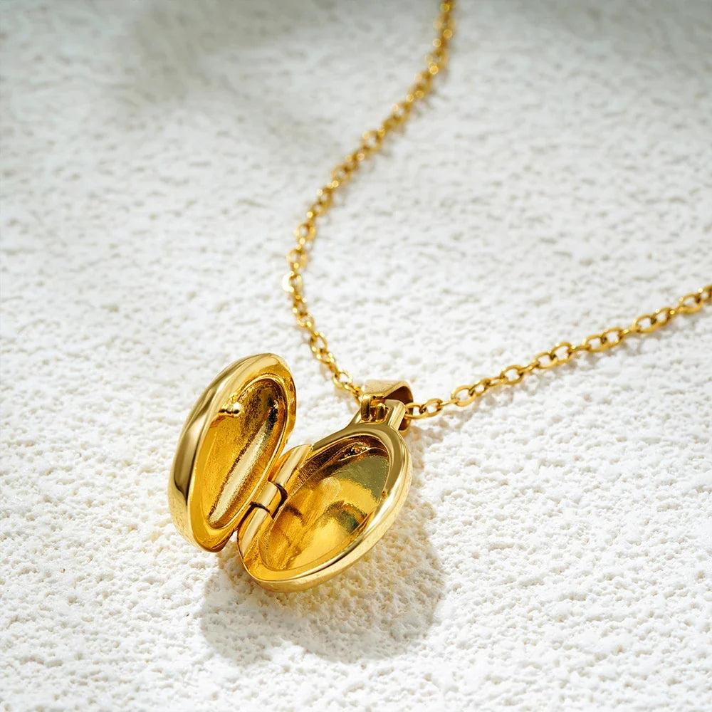 Tanzanite Locket Necklace