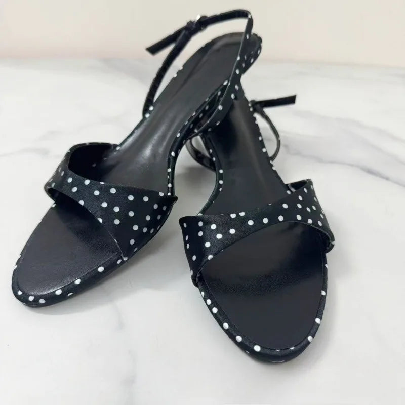 Breeze Polka-Dot Sandals