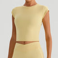 Rust Back-Cutout Sport Top
