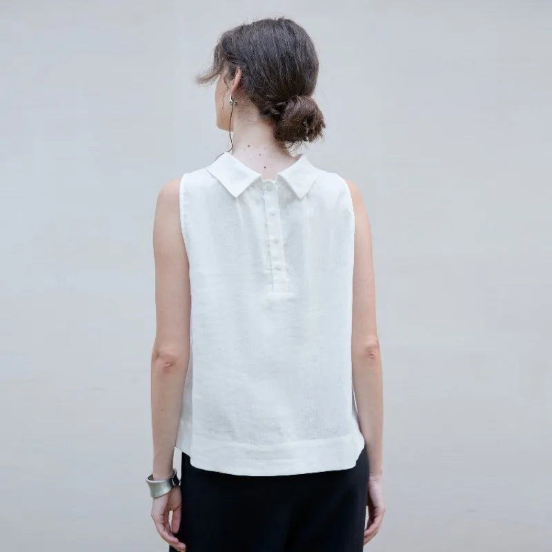 Ruby Stand-Collar Top