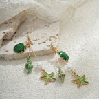 Platinum Drop Earrings