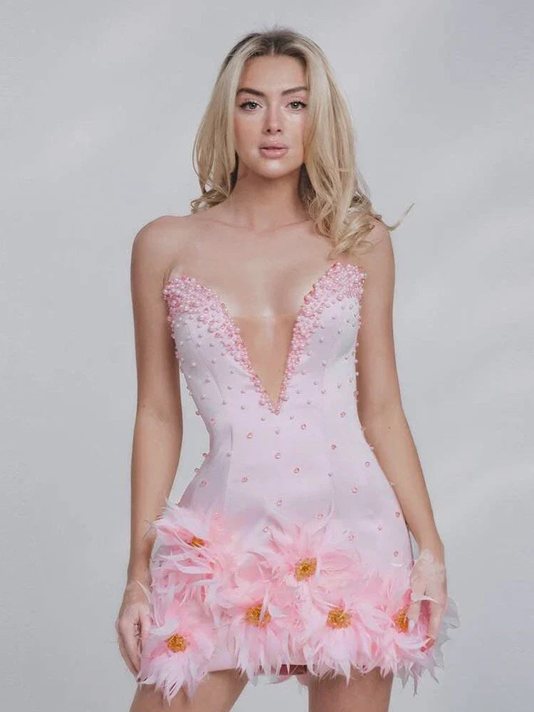 Star Pearl Mini Dress