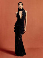 Ebony Lace Maxi Dress