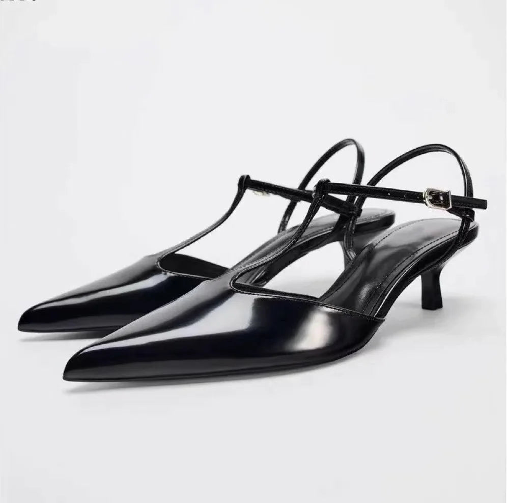 Charm T-Strap Sandals