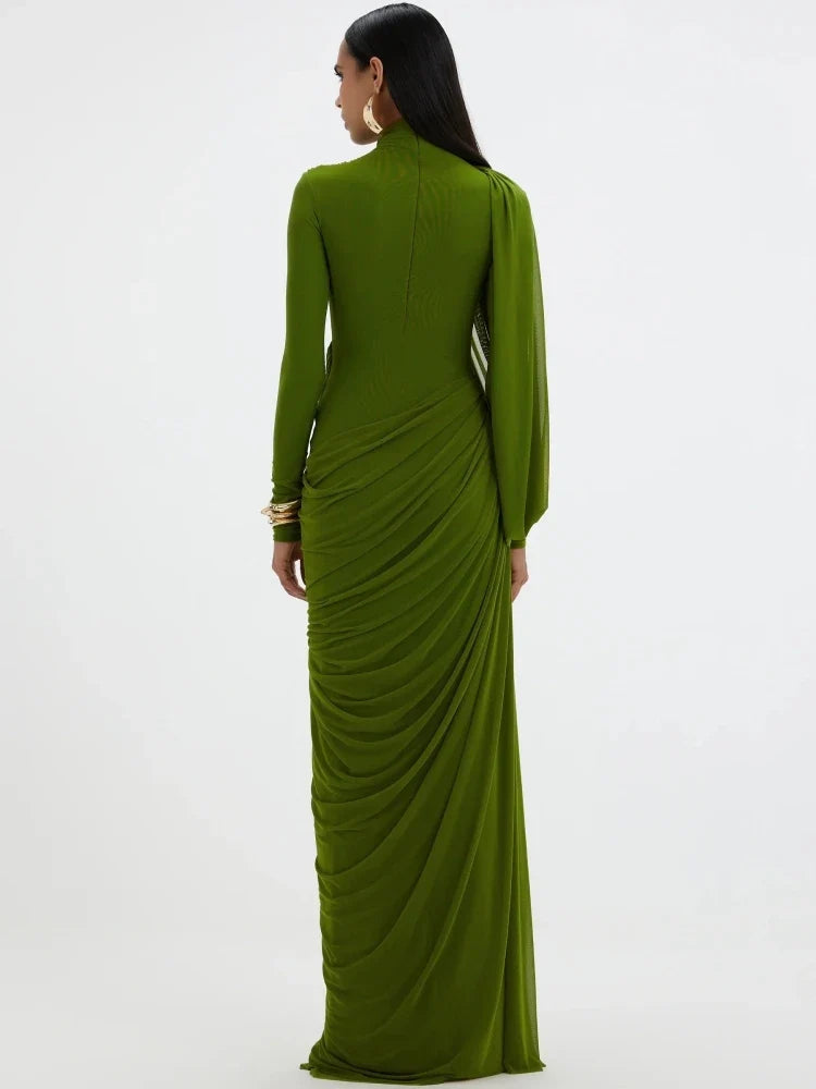 Radiance Asymmetric Maxi Dress