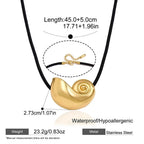 Jasper Shell Necklace