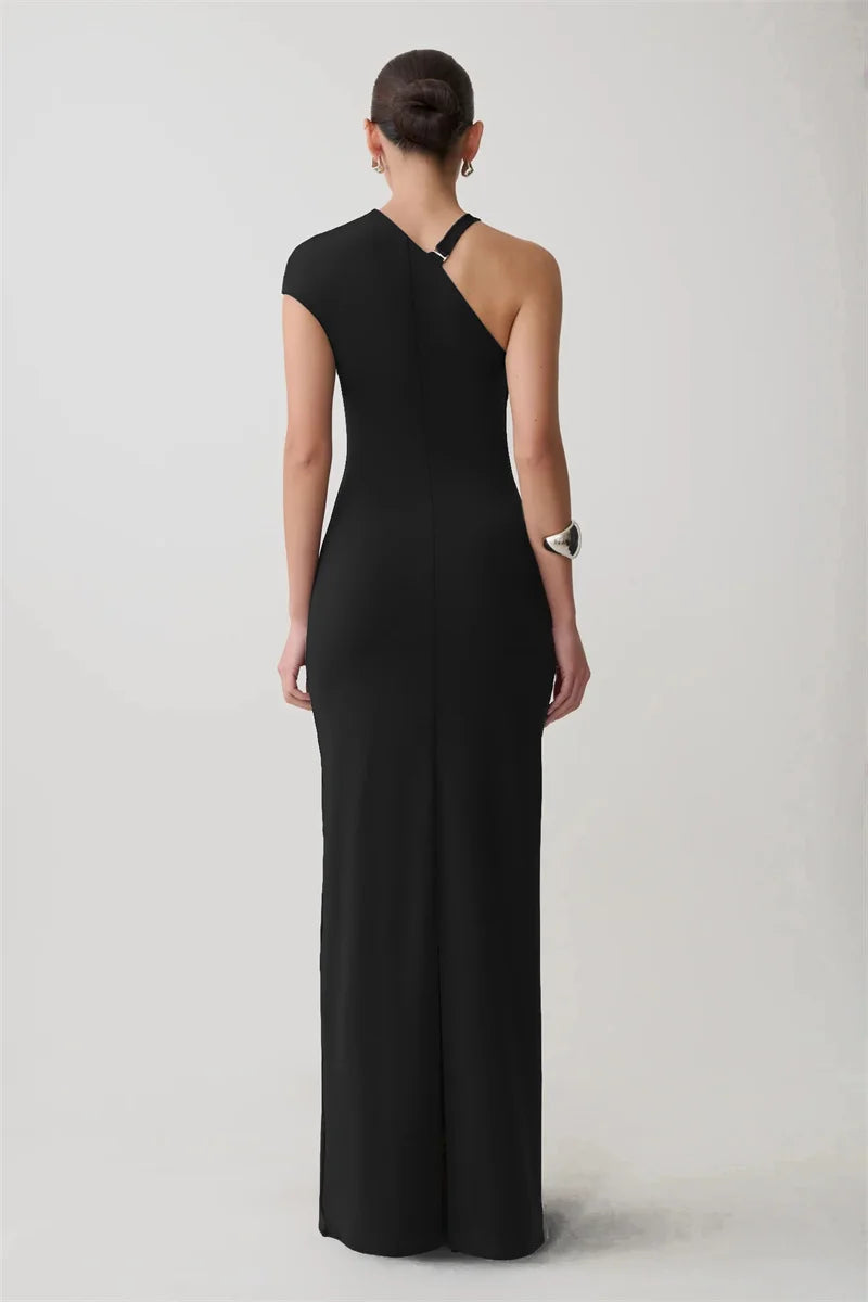 Celia Ring Detail Maxi Dress