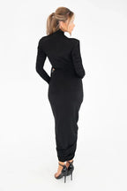 Mila Ruched Maxi Dress