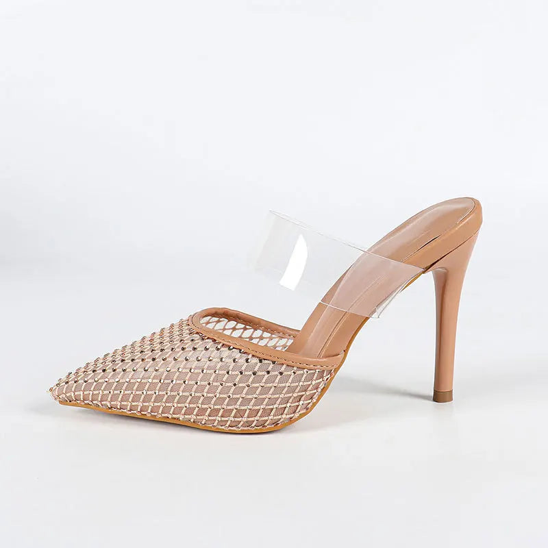Noir Sequin Mules