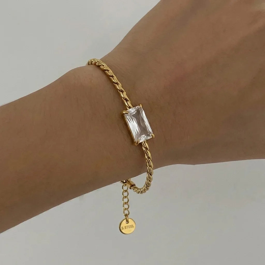Zircon Statement Bracelet