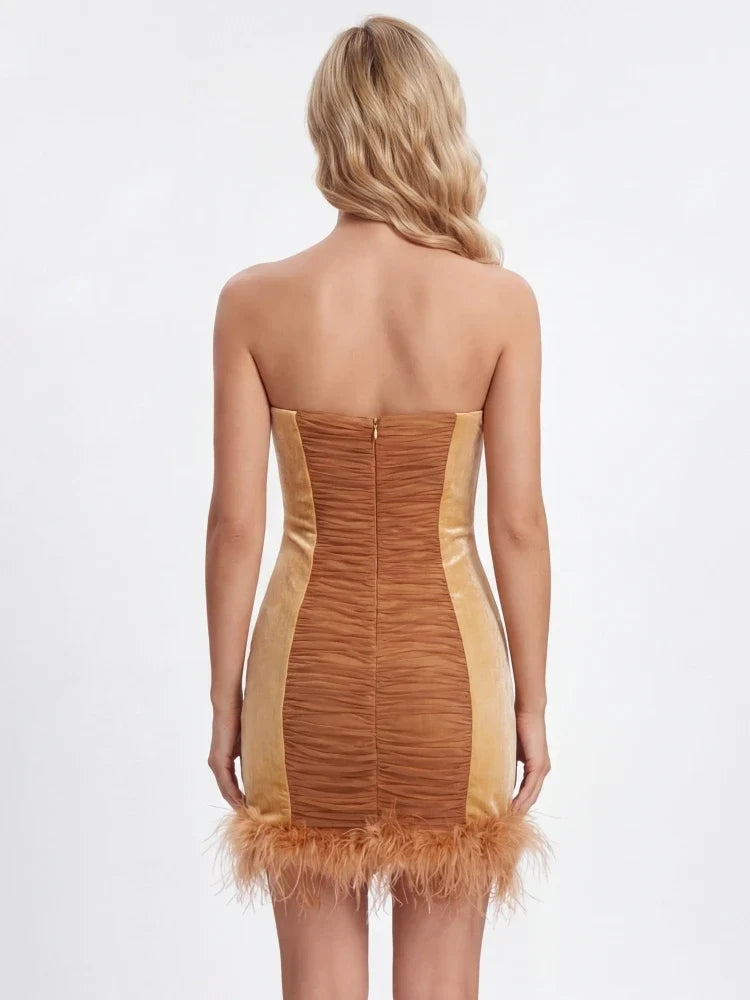 Halo Mesh Mini Dress