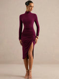 Selene Ruched Midi Dress