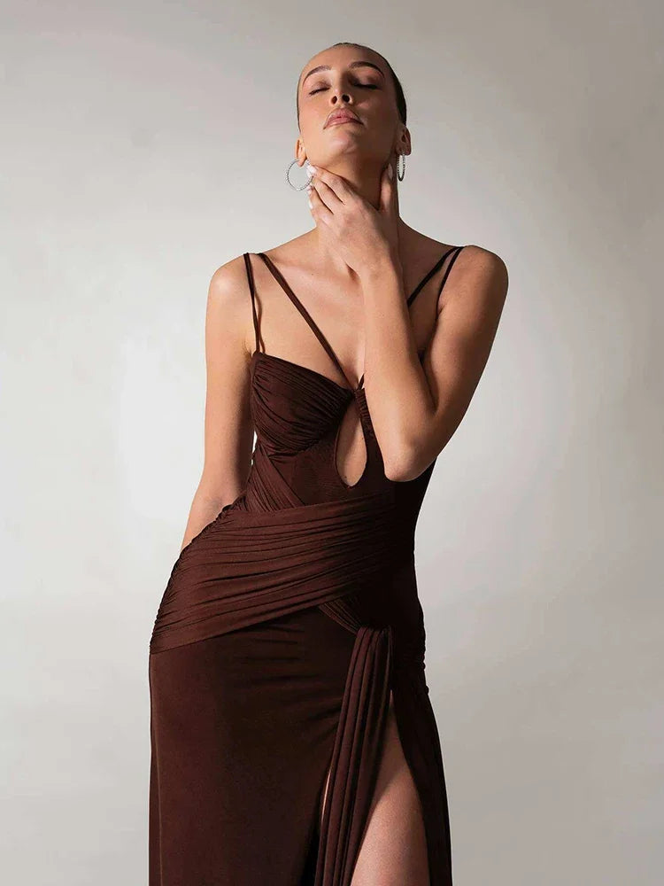 Lagoon Slit Maxi Dress