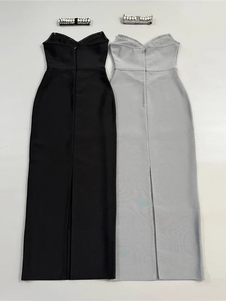 Cobalt Bandage Maxi Dress